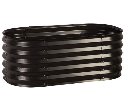 Evergreen Galvanized Steel Garden Bed Large
