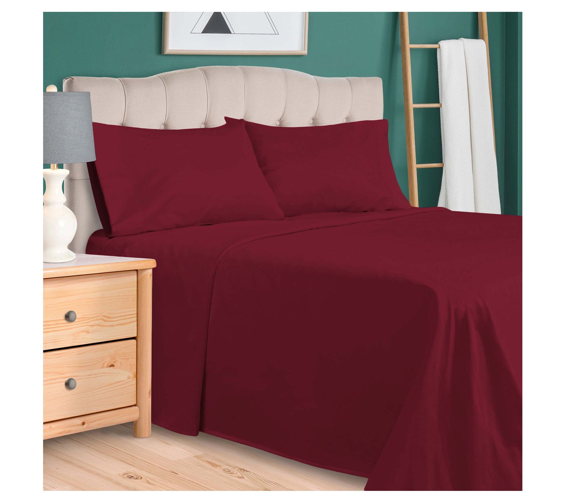 Superior Egyptian Cotton Solid 800-TC Sheet Set- Cal King