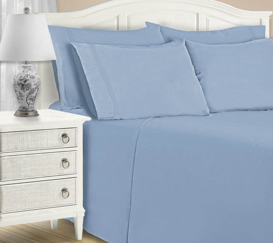 Superior 1200TC Cotton Blend Deep Pocket 6-PC Sheet Set, Full