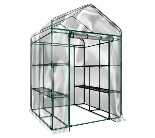 Home-Complete Walk in Greenhouse with 8 SturdyShelves