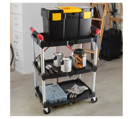 Stalwart Collapsible Cart - Portable and Lightw eight