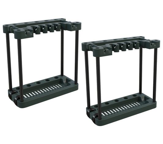 Stalwart Set of 2 Utility Carts with Wheels