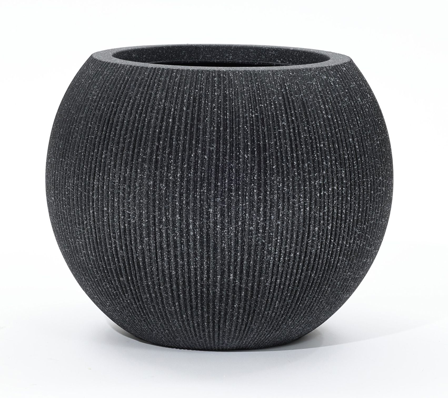 LuxenHome Mediterranean 14.6" Round Bowl Plastic Planter