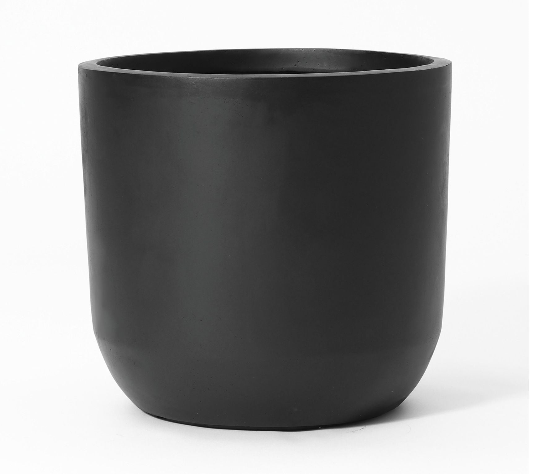 LuxenHome 14.6" Round Smooth Finish MgO Planter