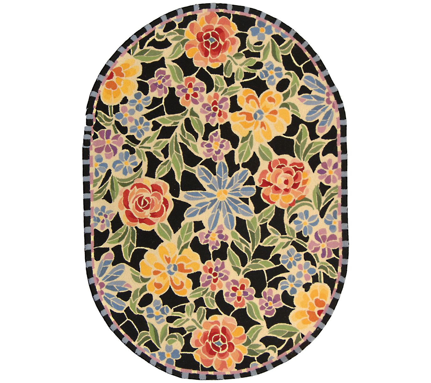 Chelsea Collection HK214 4'-6" X 6'-6" Oval Rugby Valerie