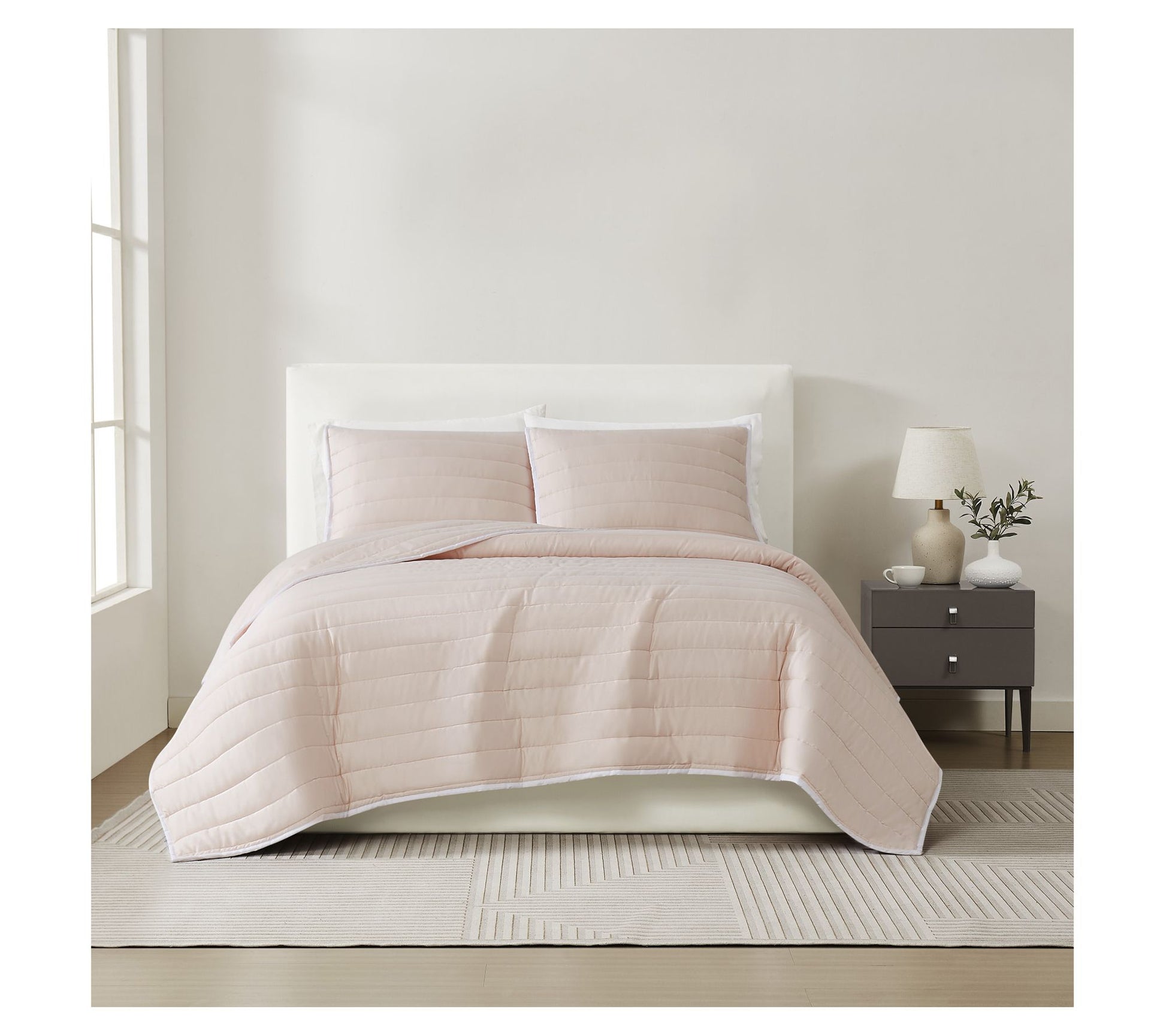 Christian Siriano NY Cotton Sateen Twin/Twin XL2pc Quilt Set