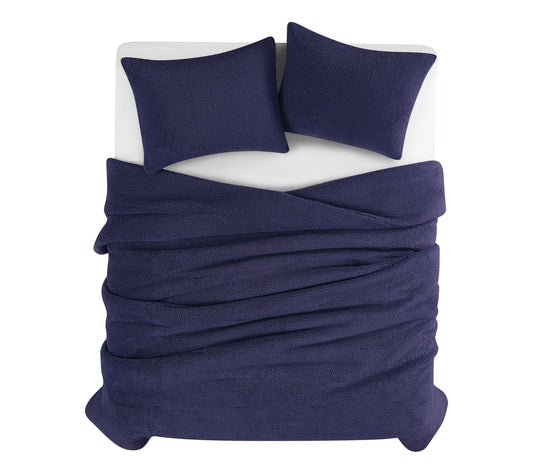 Brooklyn Loom Oversized Marshmallow Sherpa KingComforter Set