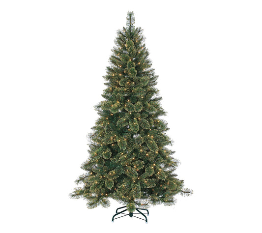 6 ft Prelit Cashmere Hinged Christmas Tree by Sterling Co.