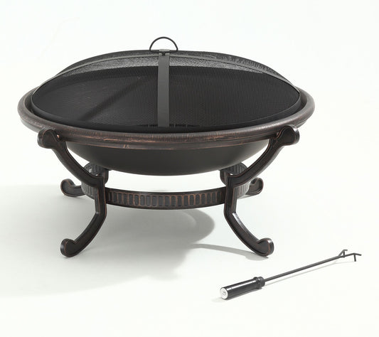 Crosley Ashland Outdoor Fire Pit Black