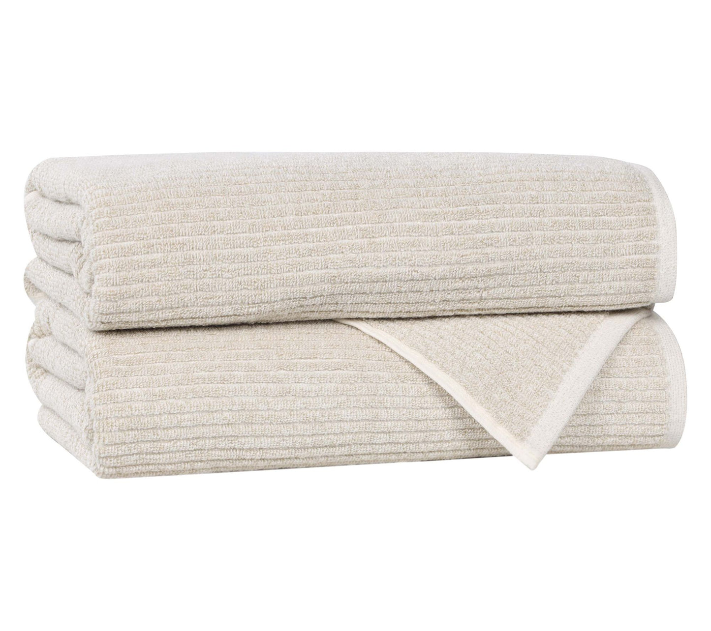 Superior Destin Cotton Blend 2PC Solid Bath Towels