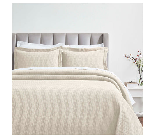Superior Calvert Cotton Bedspread & Sham Set, Cal King