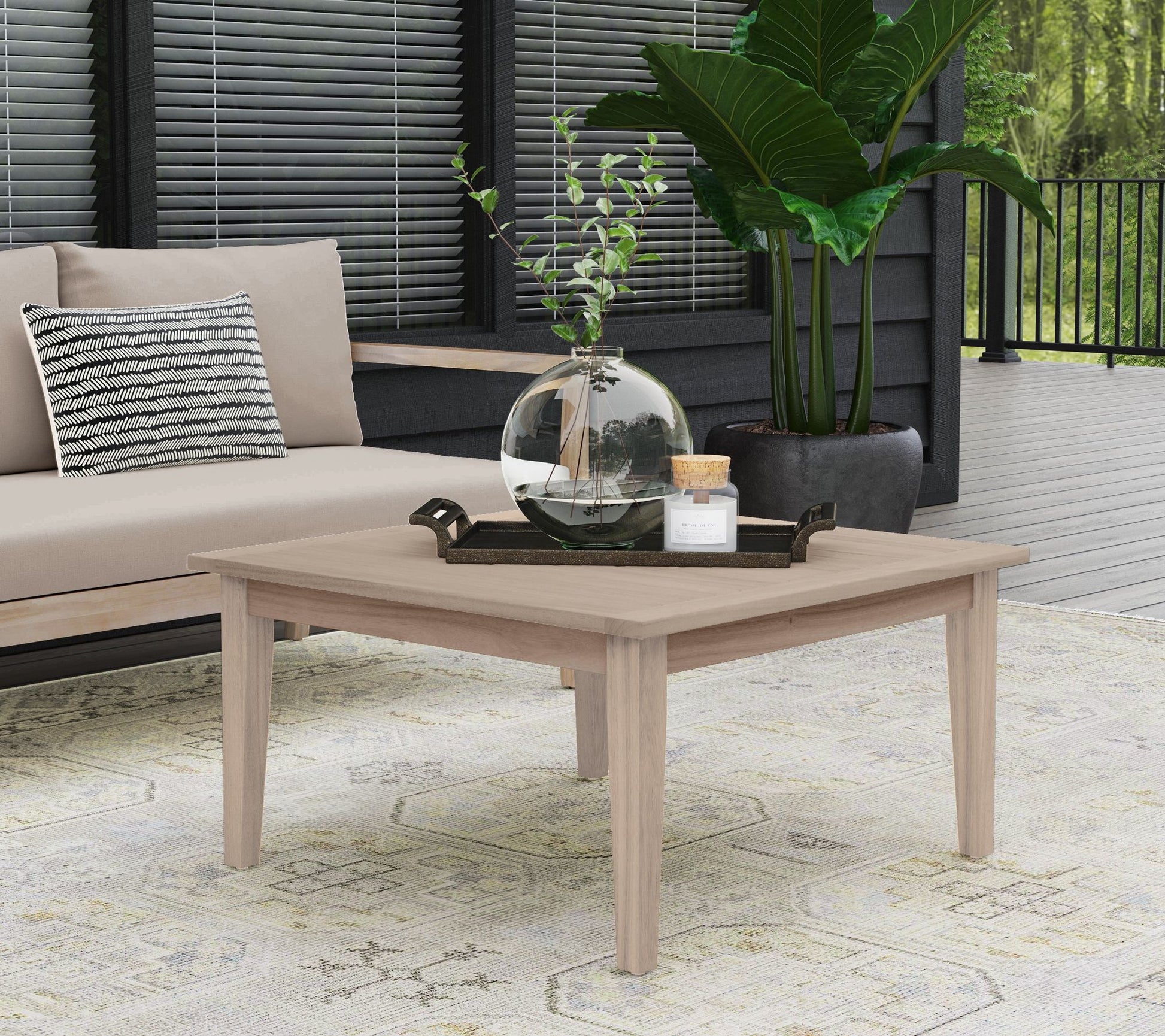 Linon Home Teagon Square Coffee Table