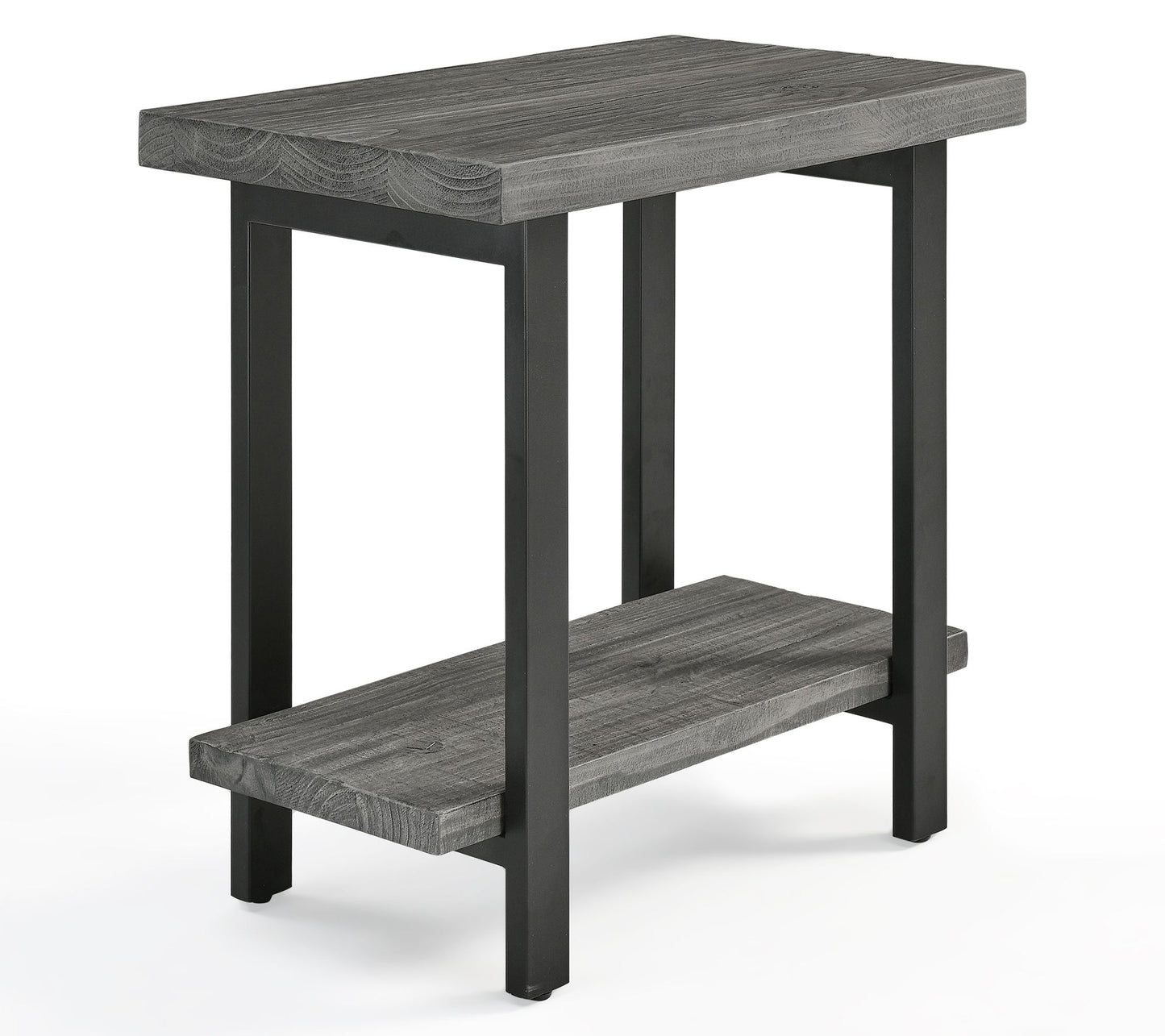 Alaterre Furniture 27" Rustic End Table 2-TierSide