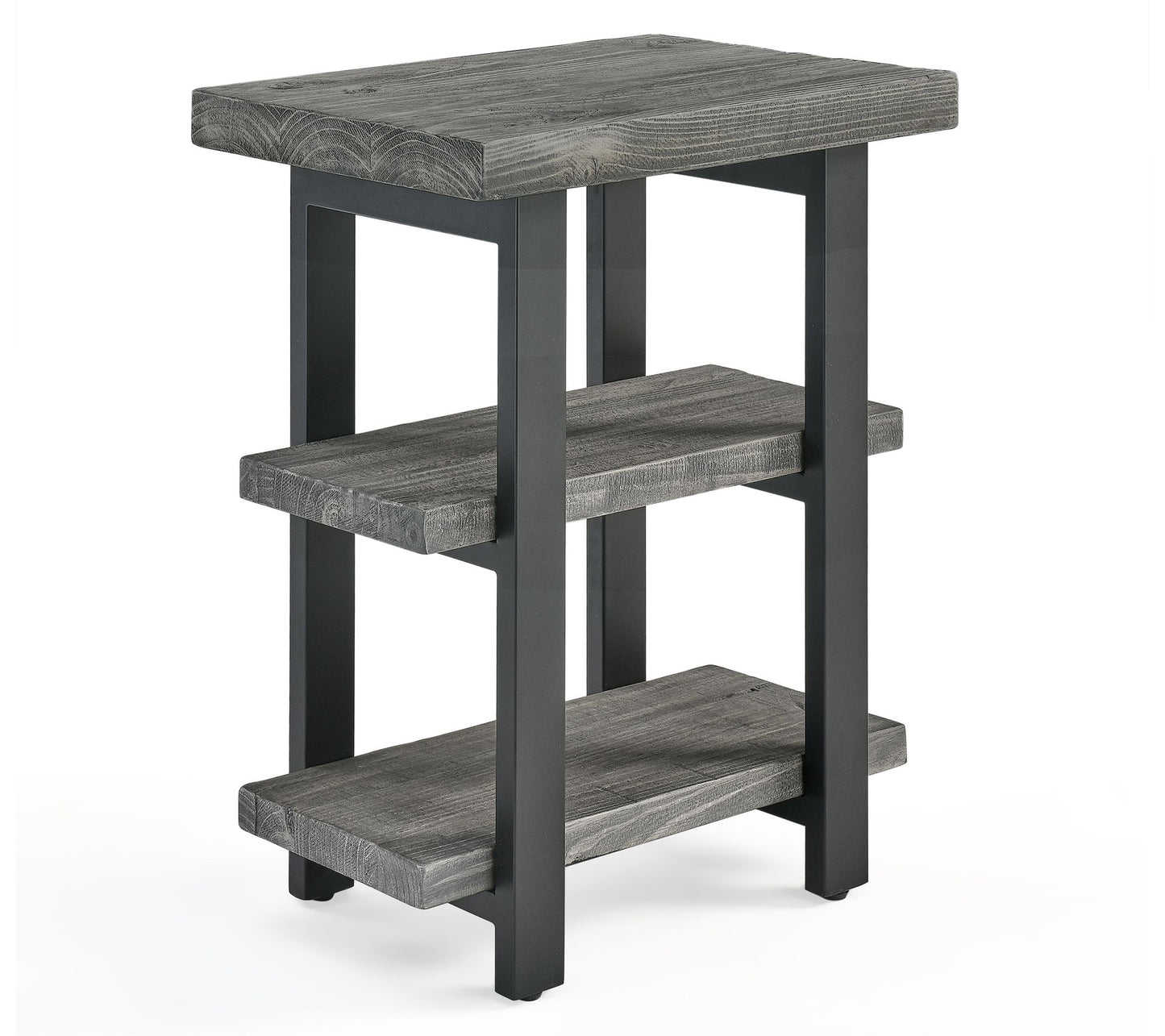 Alaterre Furniture Pomona 3-Tier Solid Wood EndTable