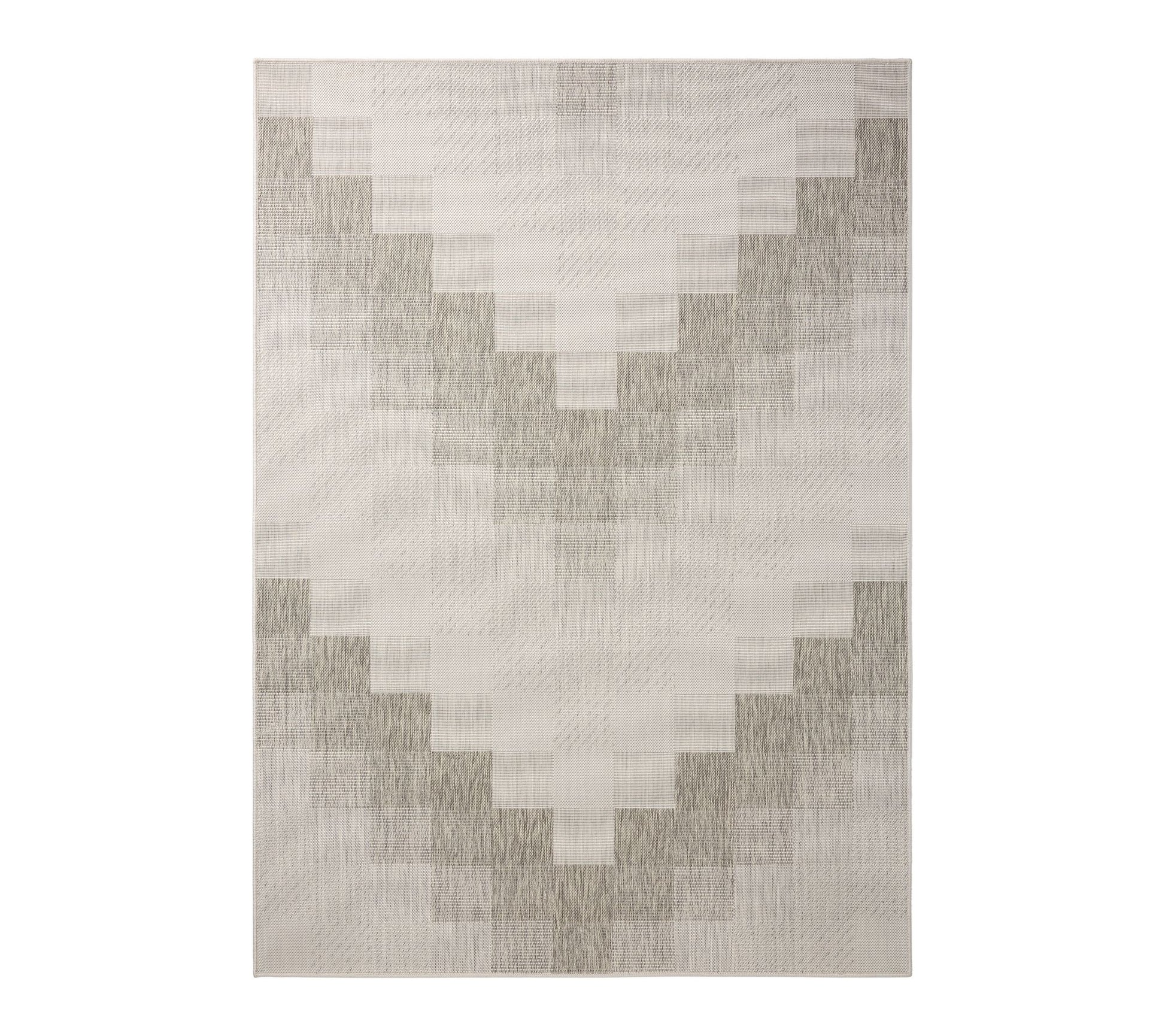 NMNY Patio Country Ombre Chevron 8x10 Indoor/Outdoor Rug