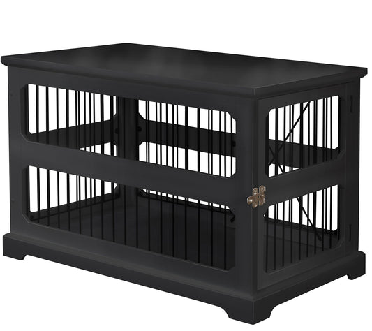 Slide Aside Pet Crate & End Table