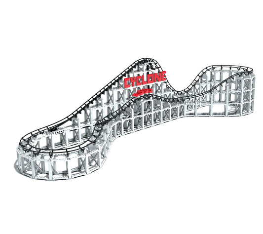 Brick Construction Cyclone Roller Coaster Building Set